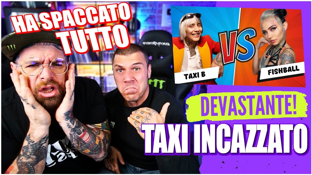 TAXI B RISPONDE AL DISSING DI FISHBALL CON CHIARA FERRAGNI! | Reaction By Arcade Boyz