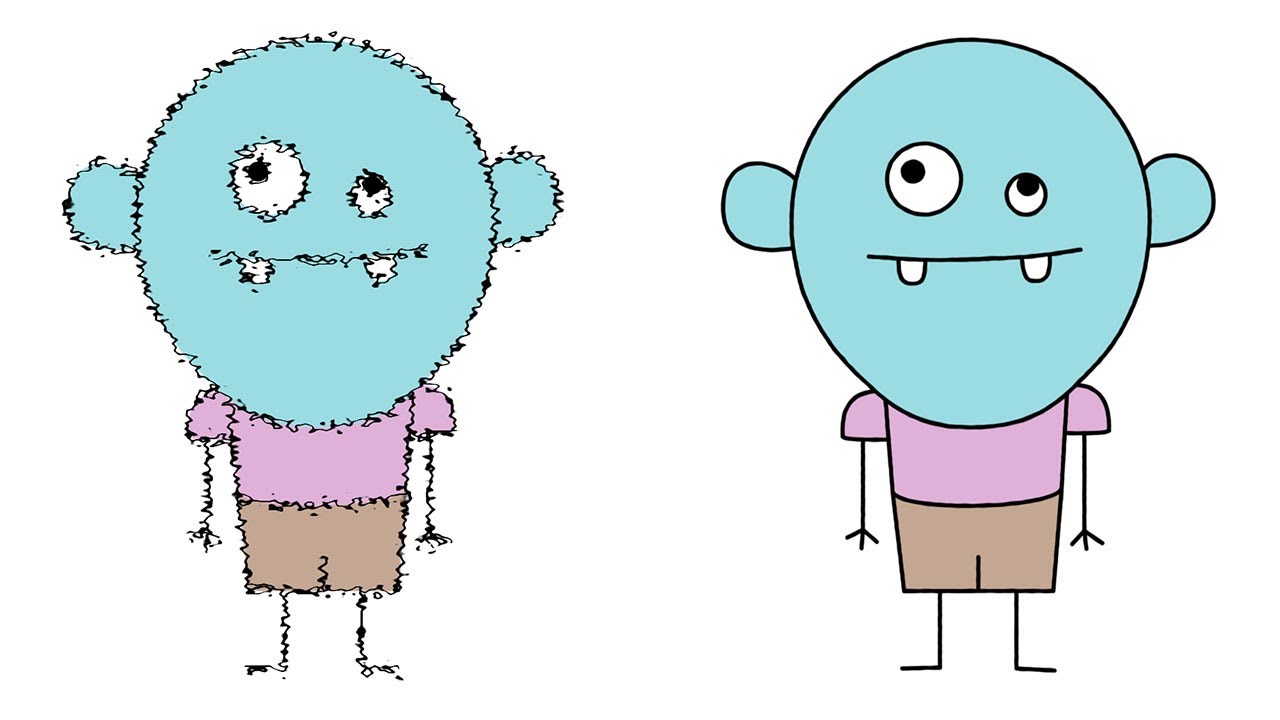 Learn how to create line boil, line wiggle, organic hand-drawn effect in Toon Boom Harmony 17