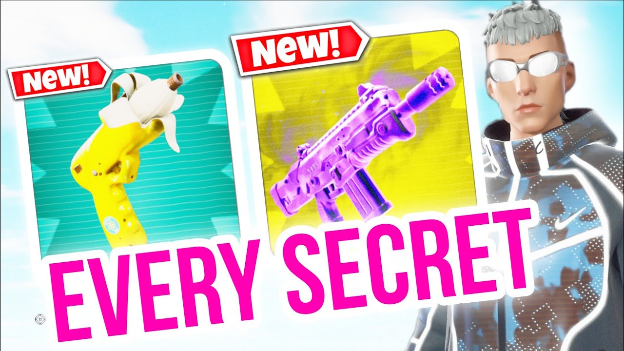 how to get every secret in 1v1 with every gun