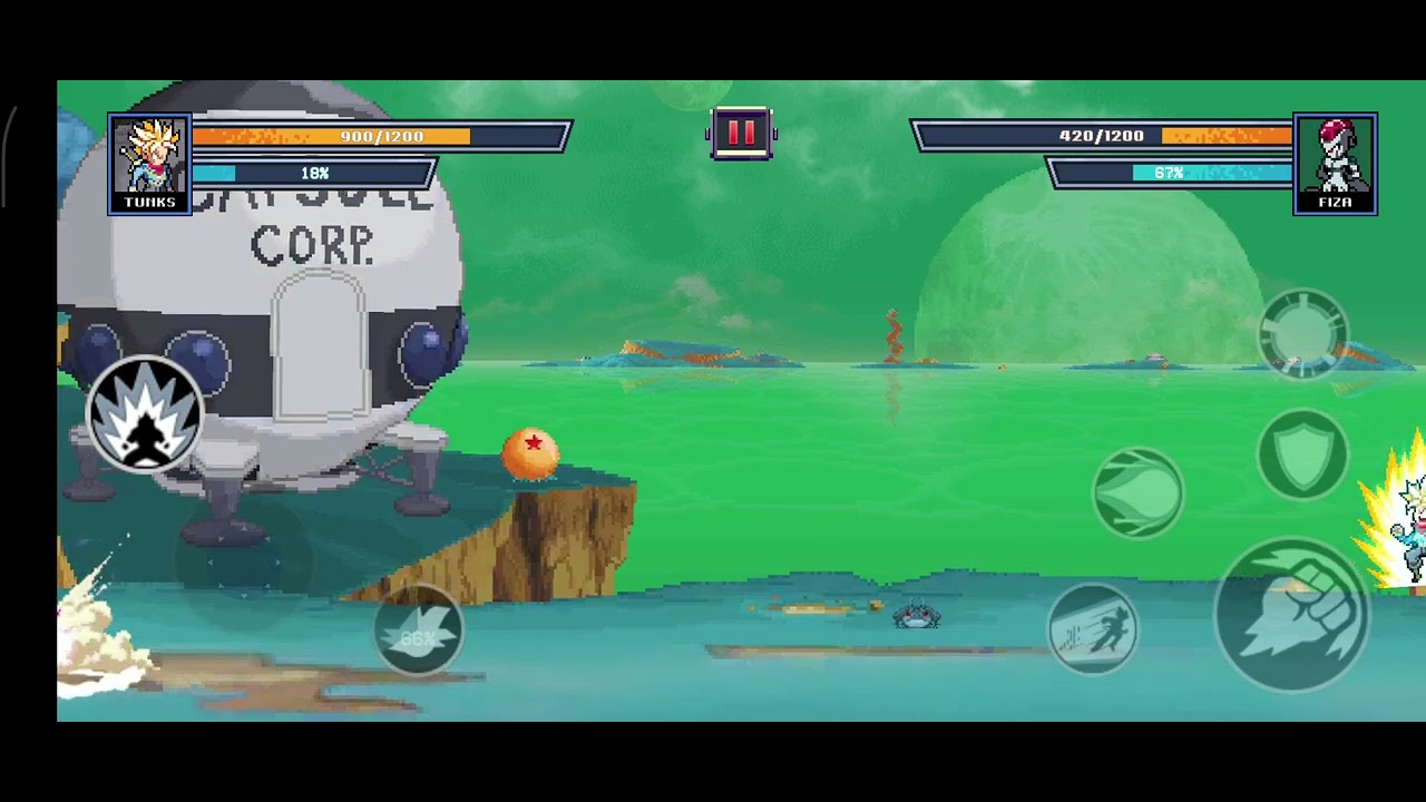 Bathalha Trunks vs frizza namekusei gin