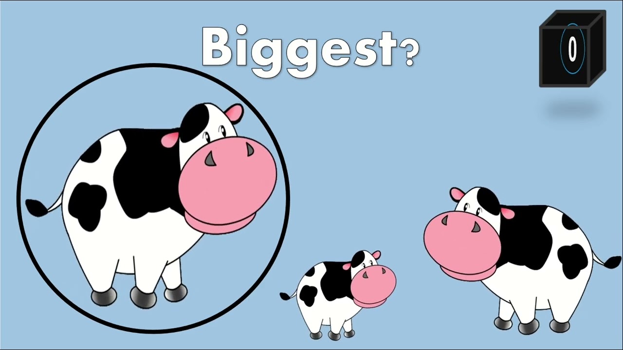 Smallest to Biggest - Big Bigger Biggest / Small Smaller Smallest 