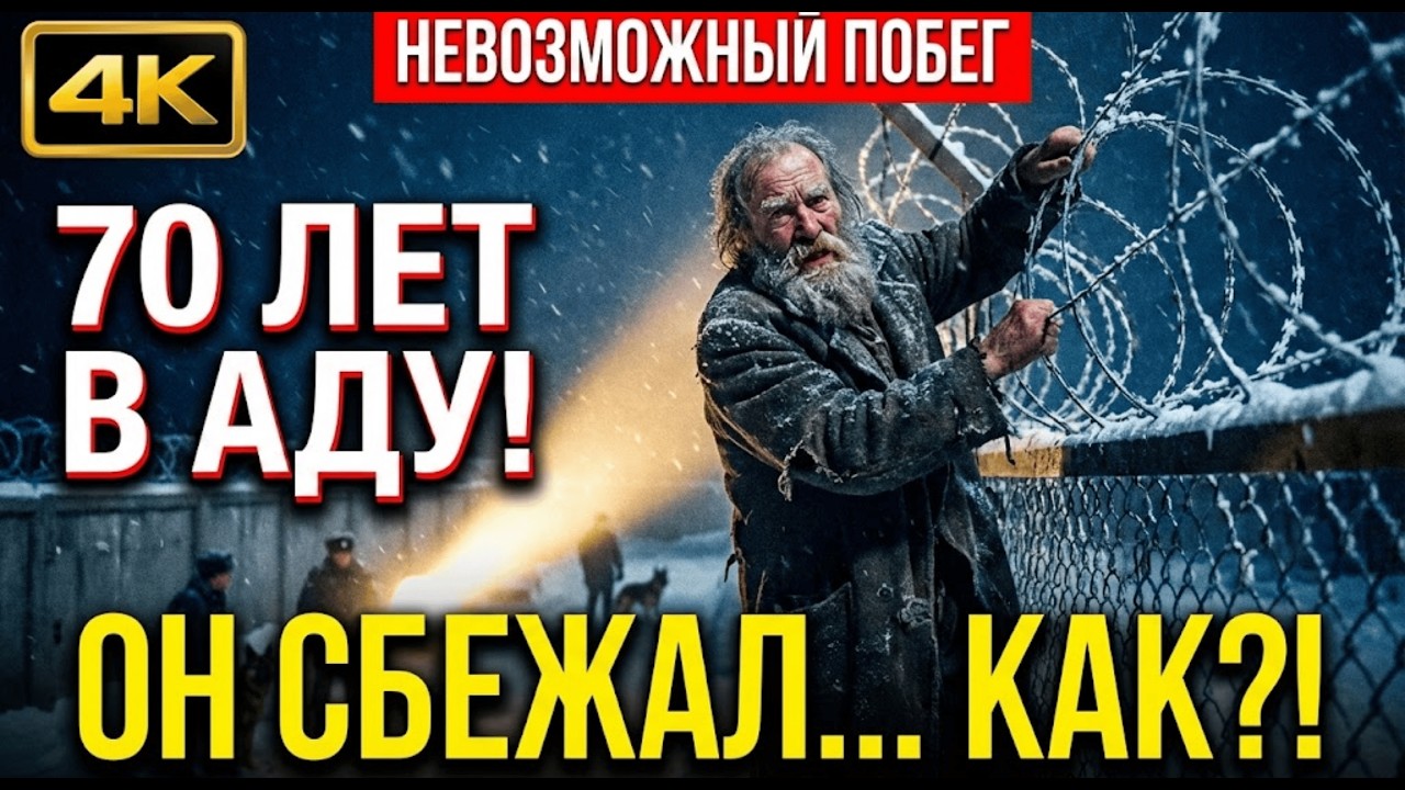 НЕВИДИМЫЙ ПОБЕГ! КАК СТАРЫЙ ЗЭК ОБМАНУЛ ВСЕХ И ИСЧЕЗ ИЗ ЛАГЕРЯ