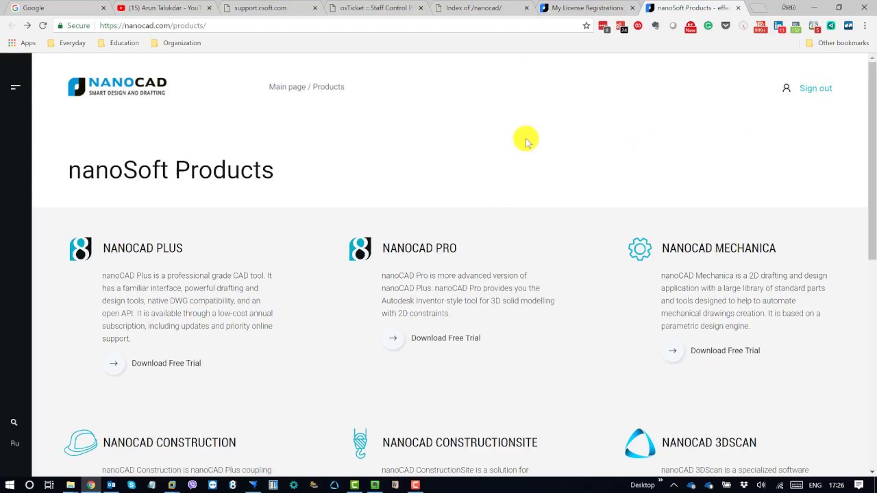 Nanosoft Standalone Product Installation