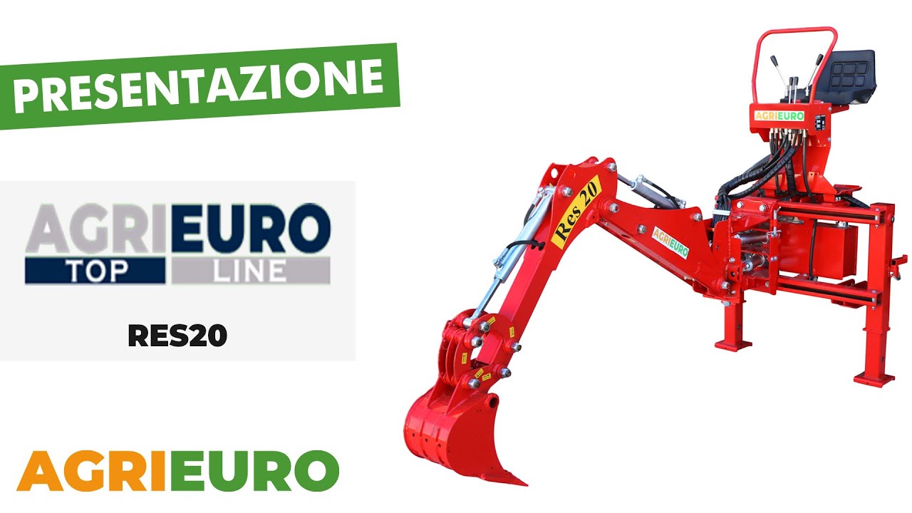 Presentazione del Retroescavatore Agrieuro Top Line RES20