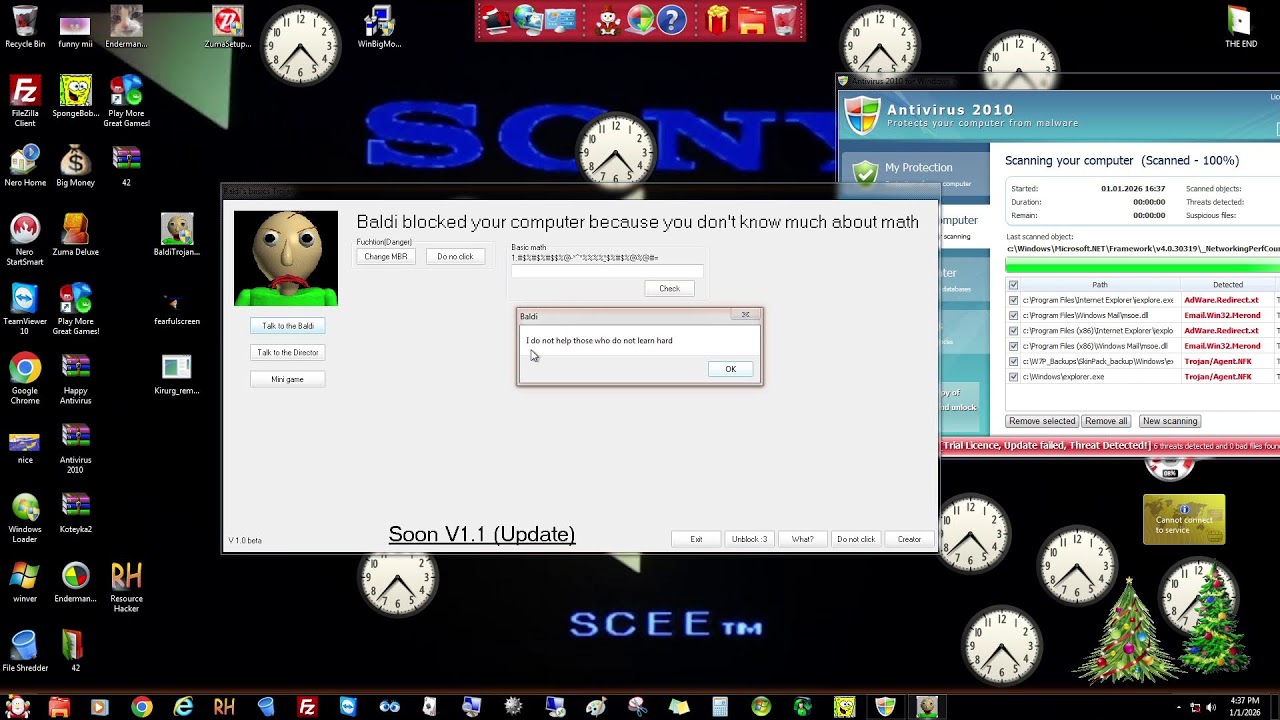 Messing with Windows 7 Christmas Edition 2015 (New year special!!!!1111!11!1 :DDD)