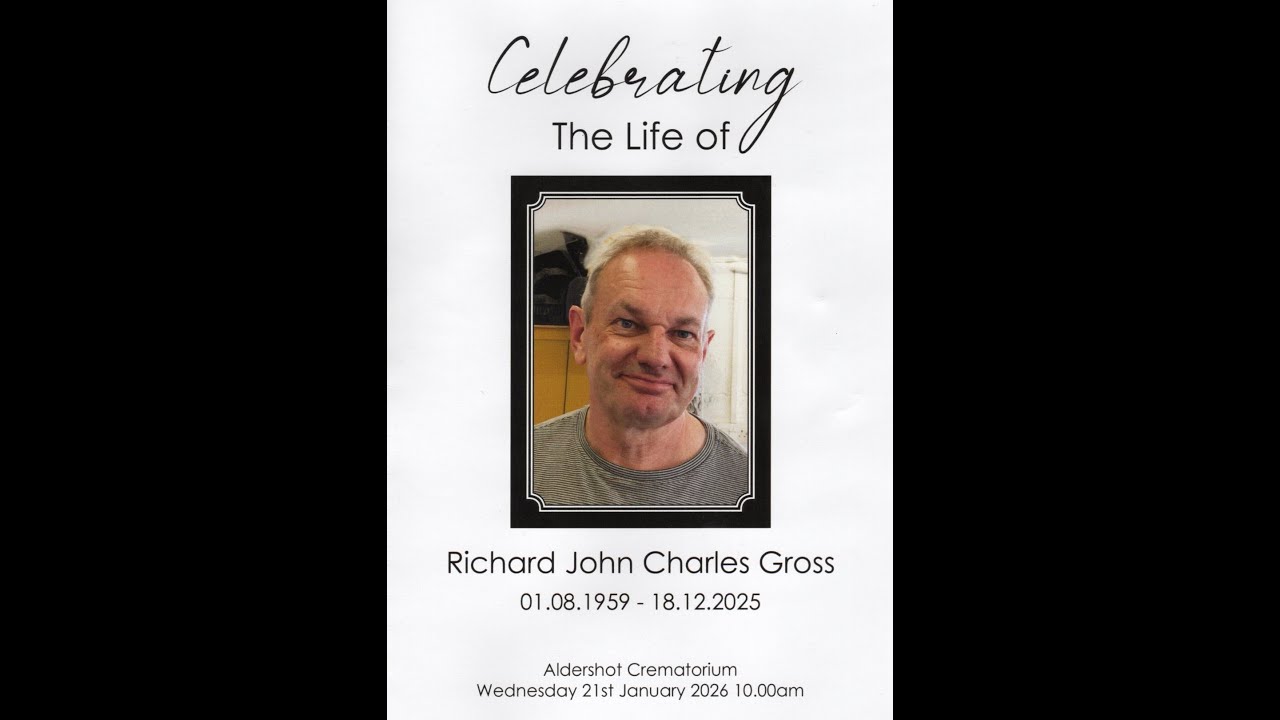 Richard Gross Funeral procession