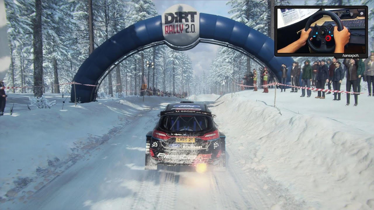 Ford Fiesta R5 MKII vs Sweden Snow - DiRT Rally 2.0 Logitech G29 Wheel Gameplay