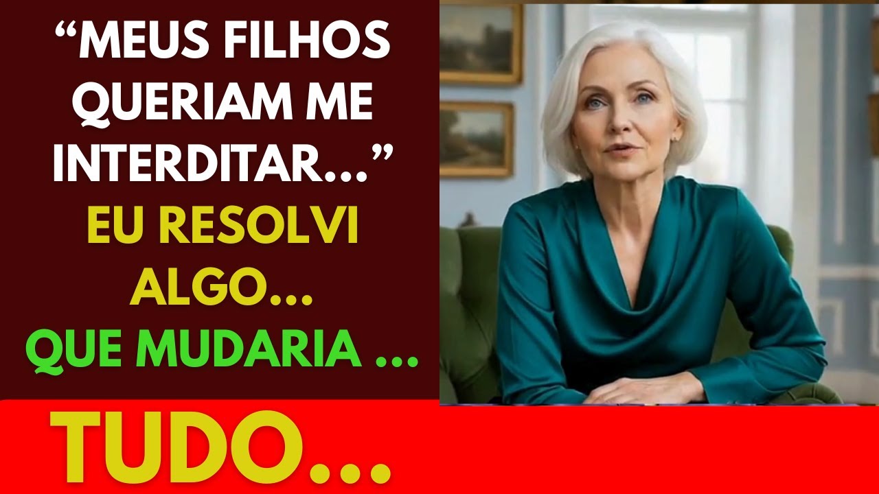 Meus filhos queriam me interditar - Eu resolvi algo que mudaria tudo.