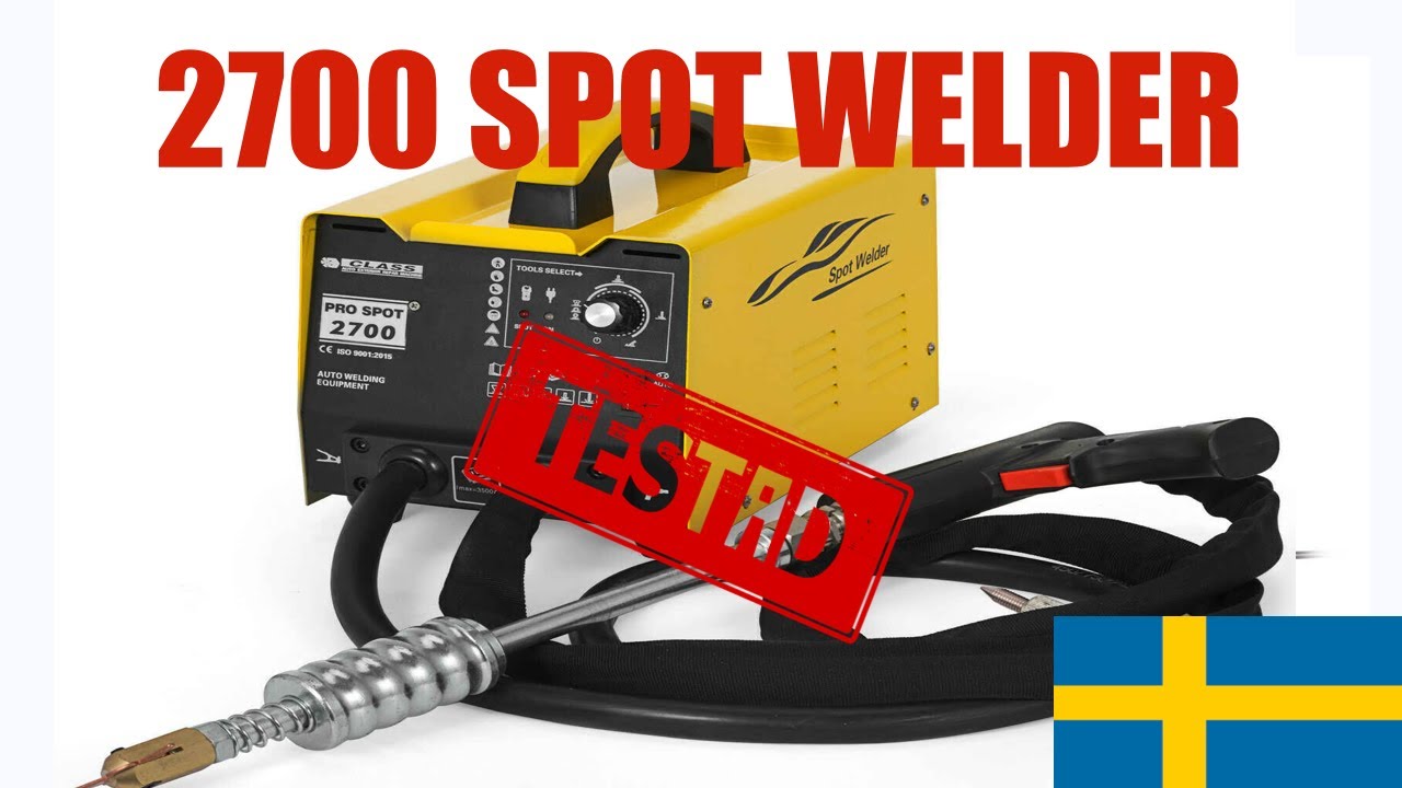 2700 SPOT WELDER / RIKTMASKIN | Uppackning & Test!