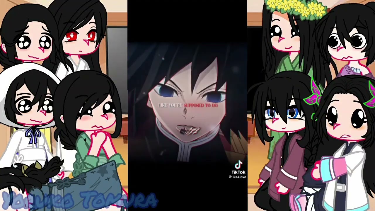 Las madres de kny(+tsutako y Kanae)reaccionan a sus hijos(tomioka giyuu)Yoruko Tomura Oficial 