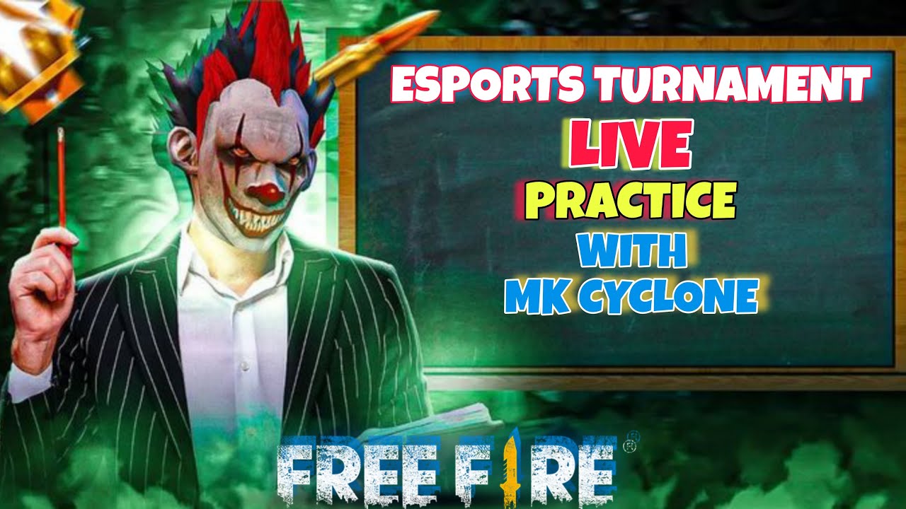 FREE FIRE ESPORTS TURNAMENT PRACTICE LIVE STREAM WITH MK ESPORTS FF||