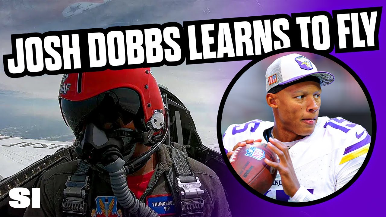 Josh Dobbs Takes Flight In A Fighter Jet | Sports Illustrated