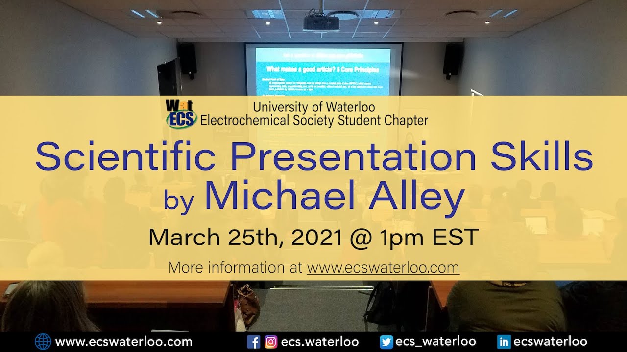 WatECS | Scientific Presentation skills