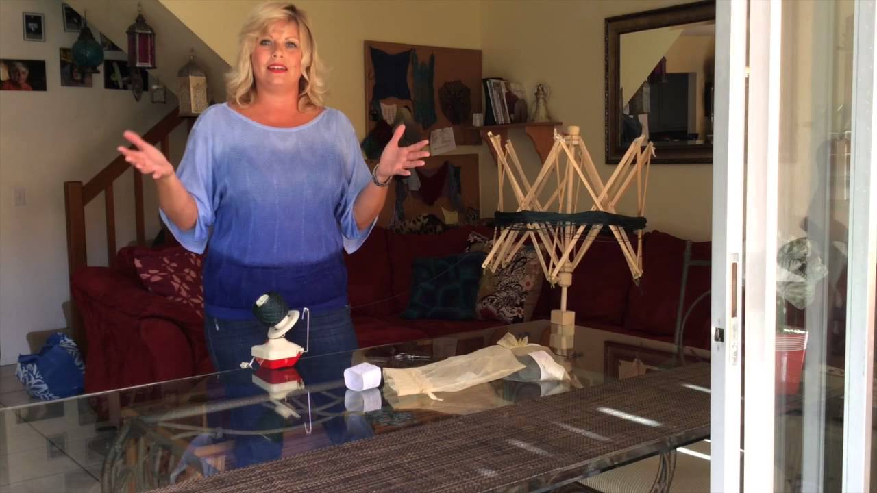 How to Wind Yarn from Hank to Center Pull Ball