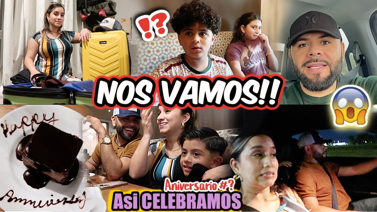 Empacando  maletas🎒✈️ | Nuestro ANIVERSARIO💍 con los niños | 😱ADRENALINA y Palabras del CORAZON💘