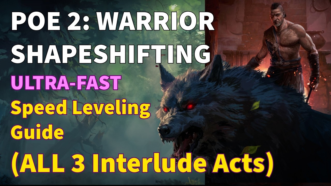 POE 2: Сверхбыстрая прокачка в кампании. Все 3 интерлюдийных акта. Превращение в воина.