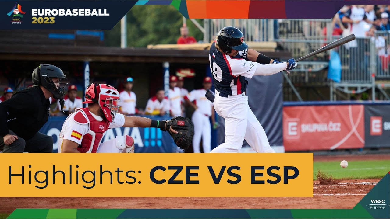24 EuroBaseball 2023: Highlights Czechia VS Spain