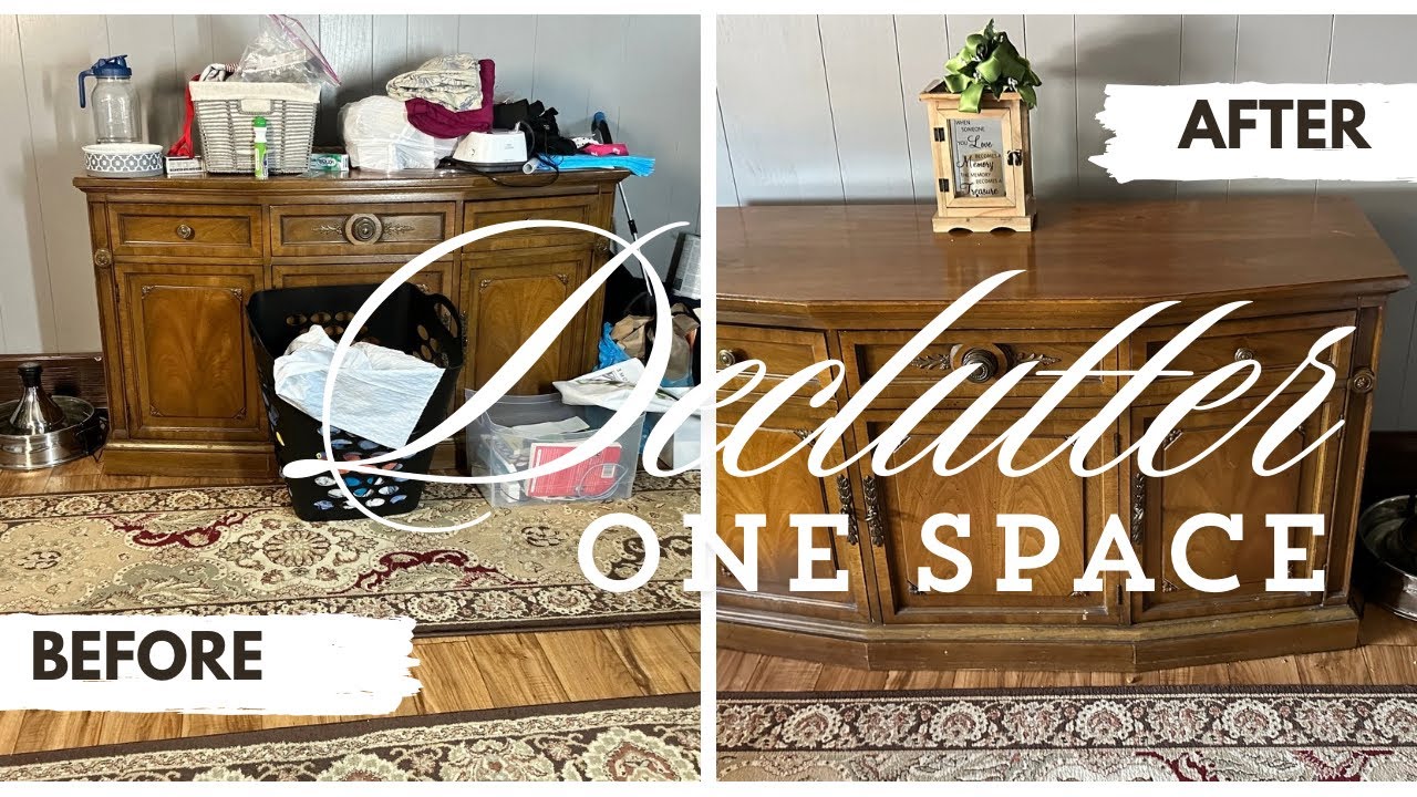 Got an Hour? Declutter One Area