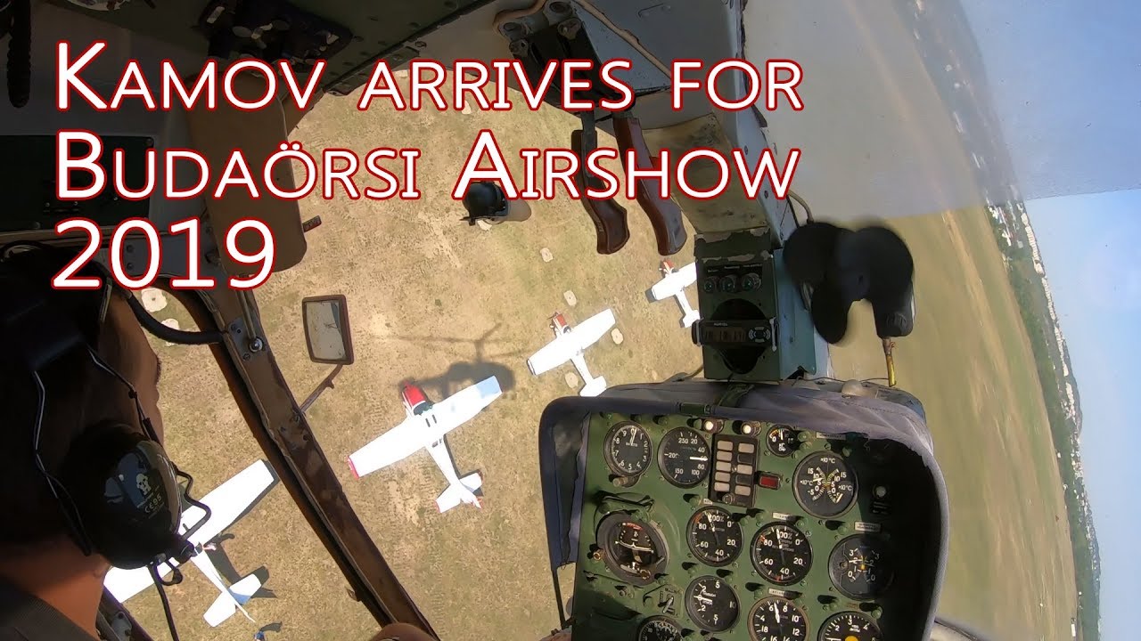 HA-MPB, Kamov Ka-26 - arrival for Budaörsi Airshow 2019