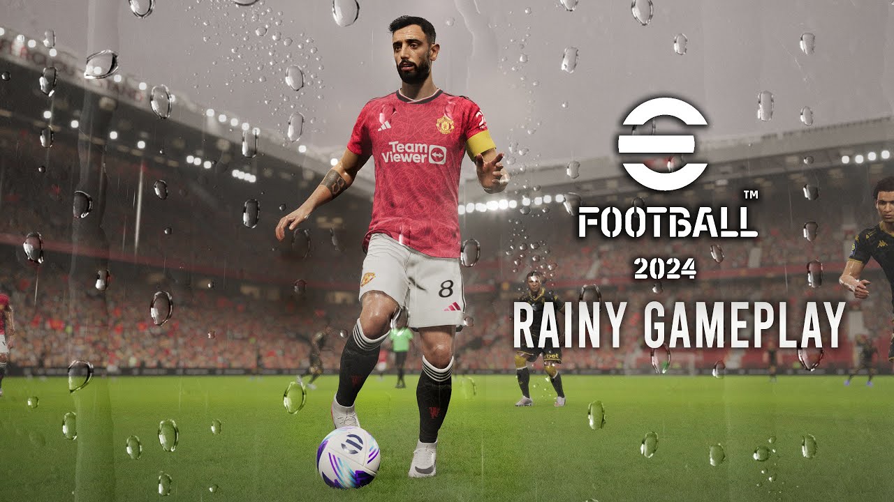 eFootball™ 2024 -  Rainy Gameplay | Manchester United vs Monaco | PC
