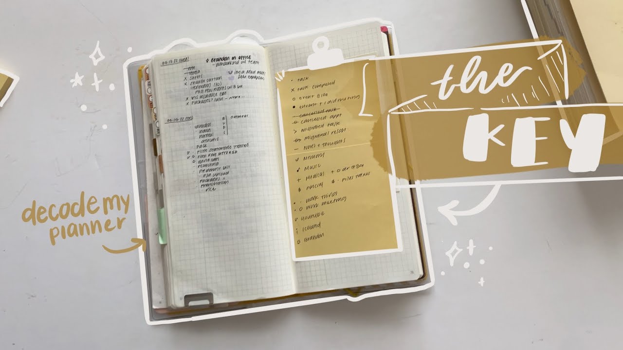 Ключ к Bullet Journal | Hobonichi Weeks | LindseyScribbles