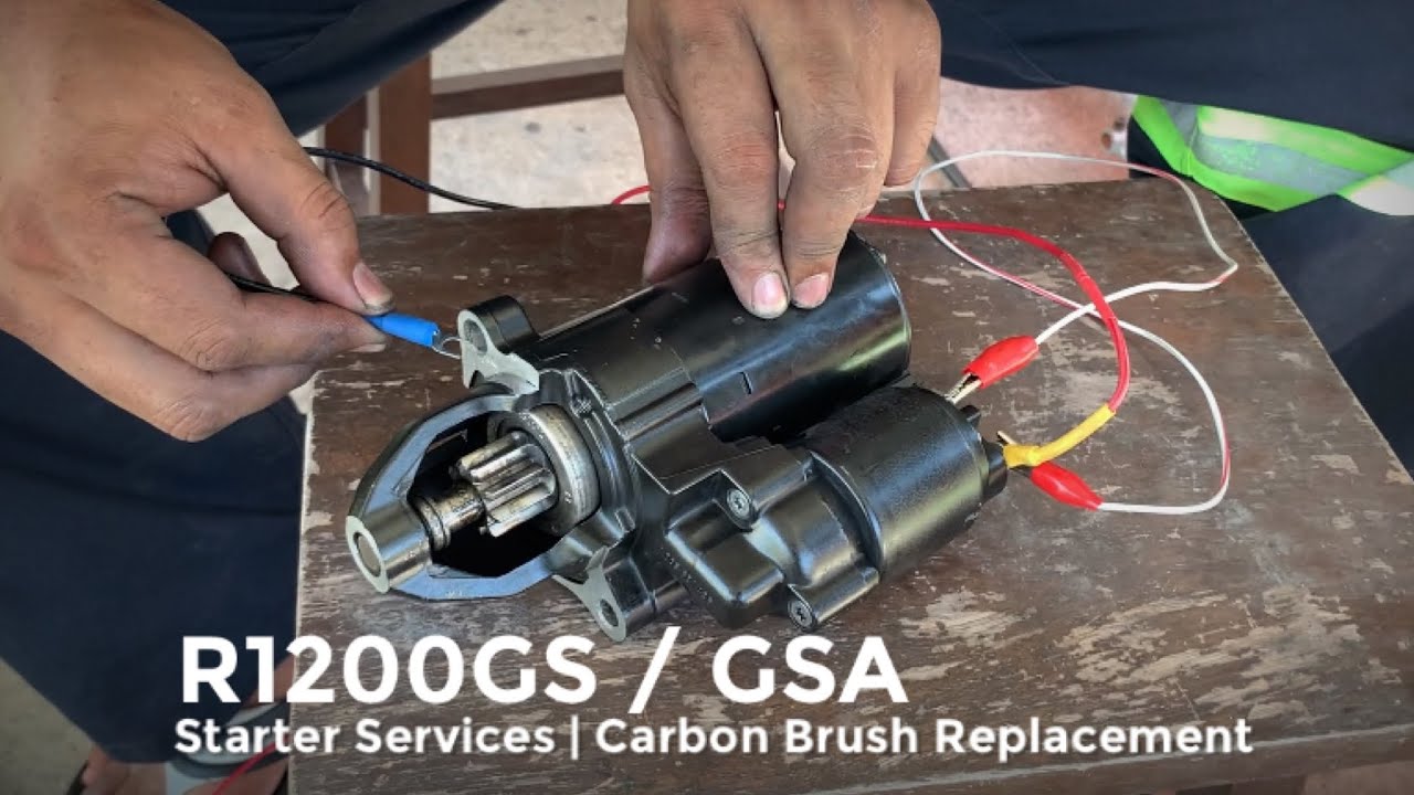 BMW R1200GS / GSA Starter Service | Carbon Brush Replacement