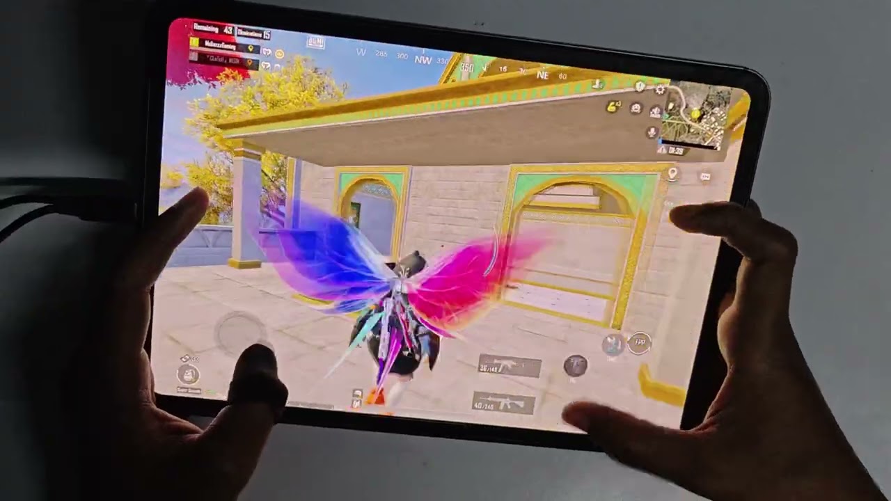 iPAD PRO M4 Test | BGMI 4.2 Update Gameplay 4 Finger + Full Handcam DUO VS SQUAD TEST