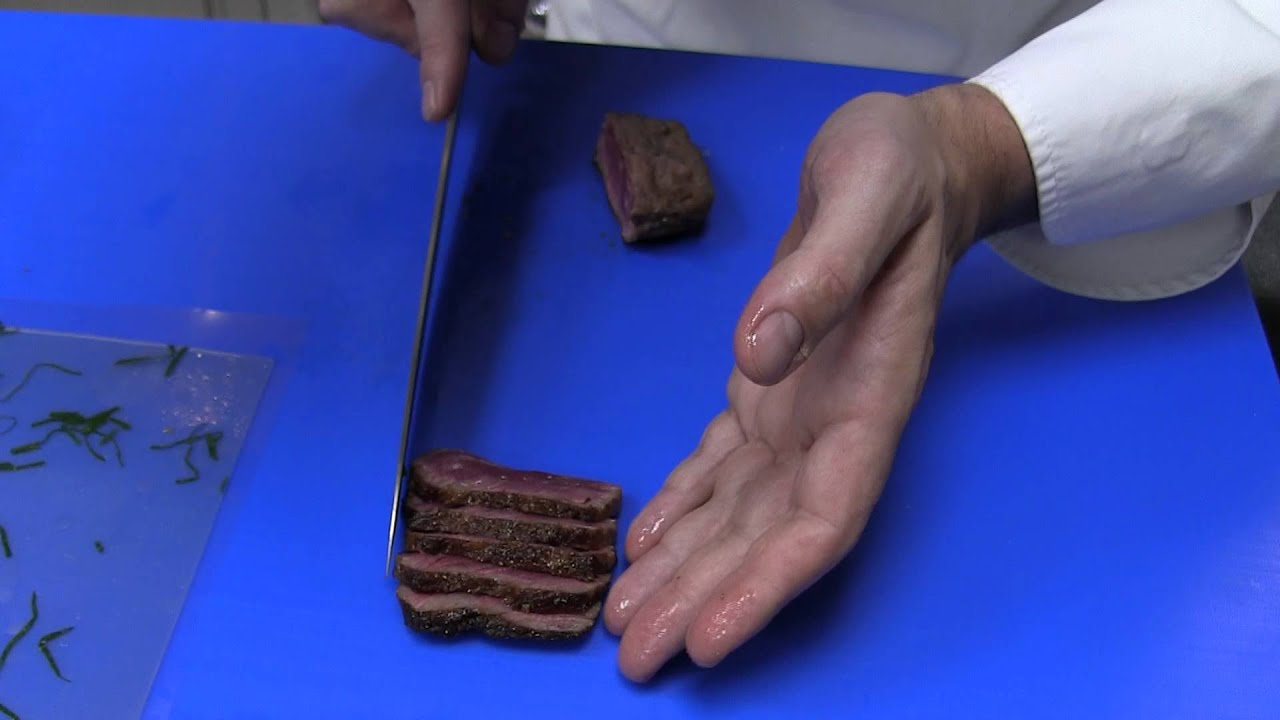 Yannick Alléno makes a dish at Le Meurice