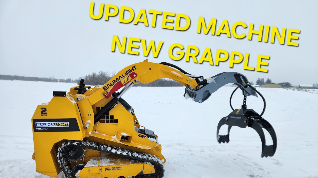 UPDATED BAUMALIGHT MINI TRL630D  NEW LOG GRAPPLE