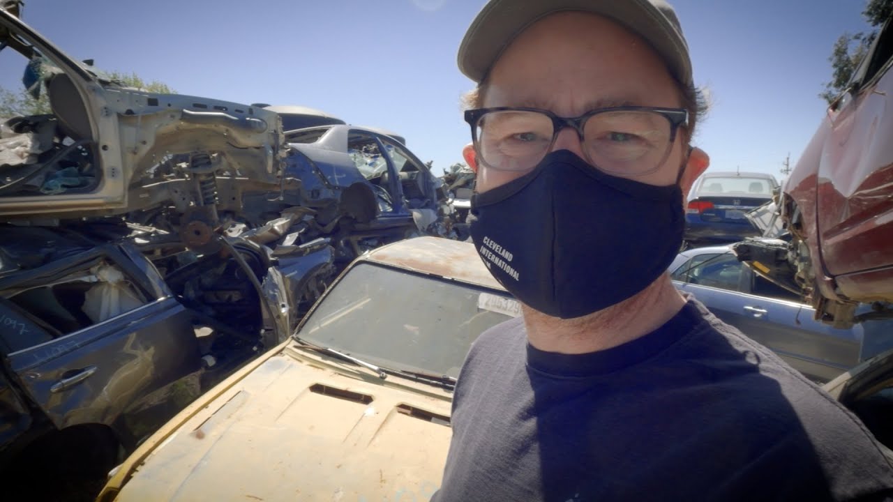 Honda CVCC 2 EV Conversion Project gets going.... to the salvage yard. Video #02