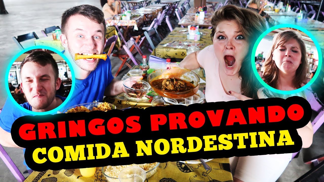 GRINGOS PROVANDO BUCHADA DE BODE, BAIAO DE DOIS, CABRITO E SUCO DE CAJA - feat @Língua De Gringo