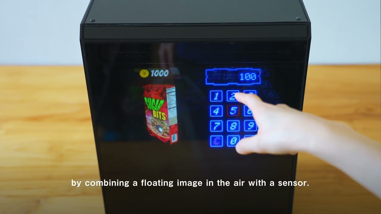 [Dream floating image technology]The world of floating image by Parity MIrror&reg;