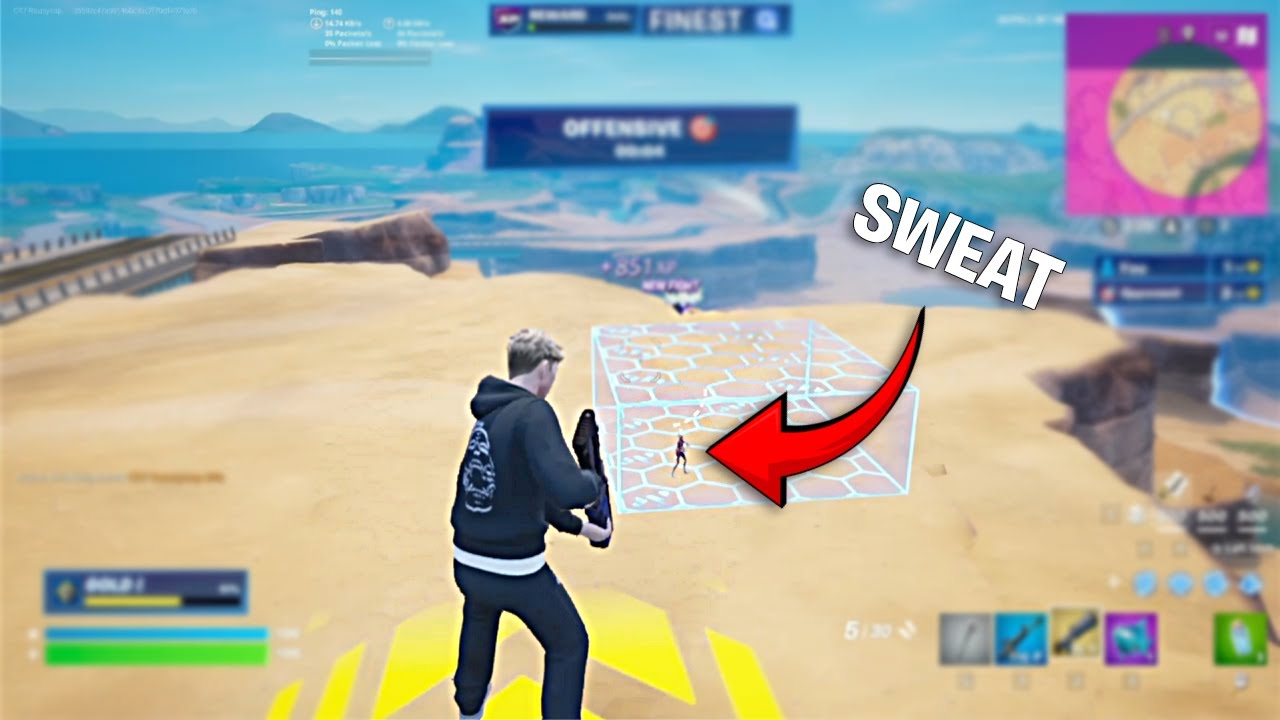 These Fortnite  Sweats Made Me Look Like a BOT💀