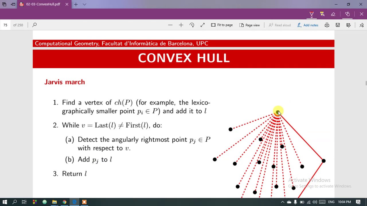 lecture 2   part 3 'Jarvis march'