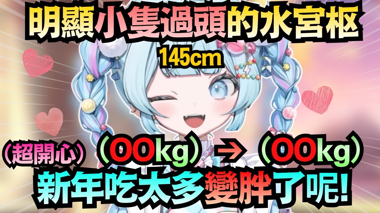 【震驚】體重暴增 3 公斤!水宮枢竟反而「笑得合不攏嘴」?【水宮枢】【hololive中文/翻譯/精華】