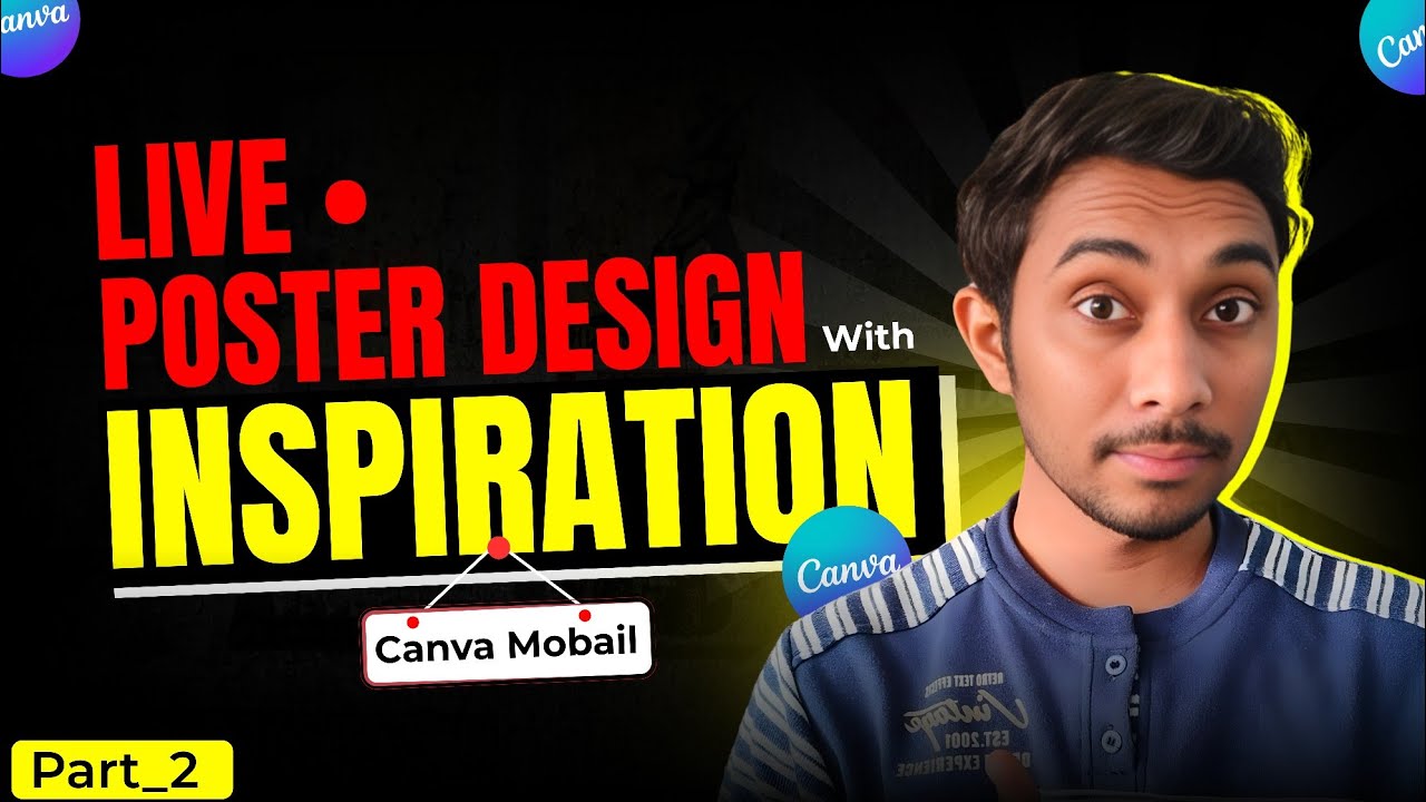 How to Use Inspiration Without Copying | Live Poster Design | Shailevisuals 