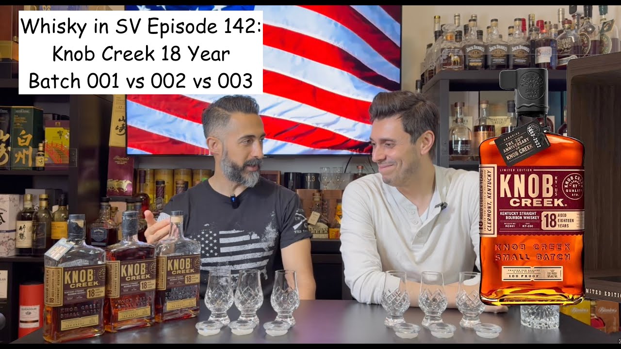 Knob Creek 18 Year Batch 1 vs 2 vs 3 #whiskyinsv 142