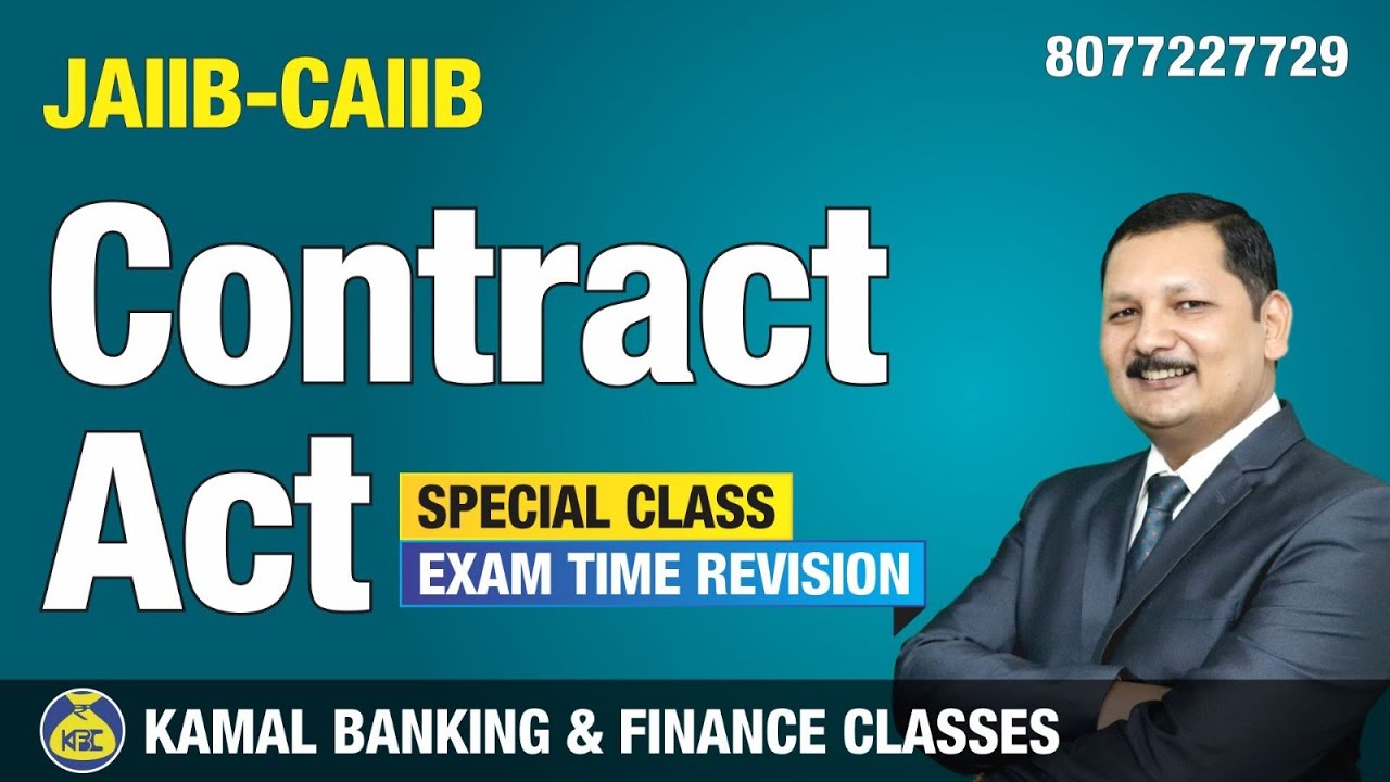 unit 25 B CAIIB-BRBL Contract of Indemnity  Part- 2  JAIIB-CAIIB #1303 by Kamal Sir 19-Jun 8.00 pm