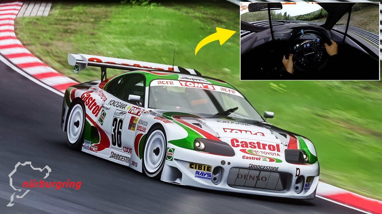 Castrol TOM's Toyota Supra - Nordschleife Tourist l Assetto Corsa (CAMMUS C12 - Gameplay)