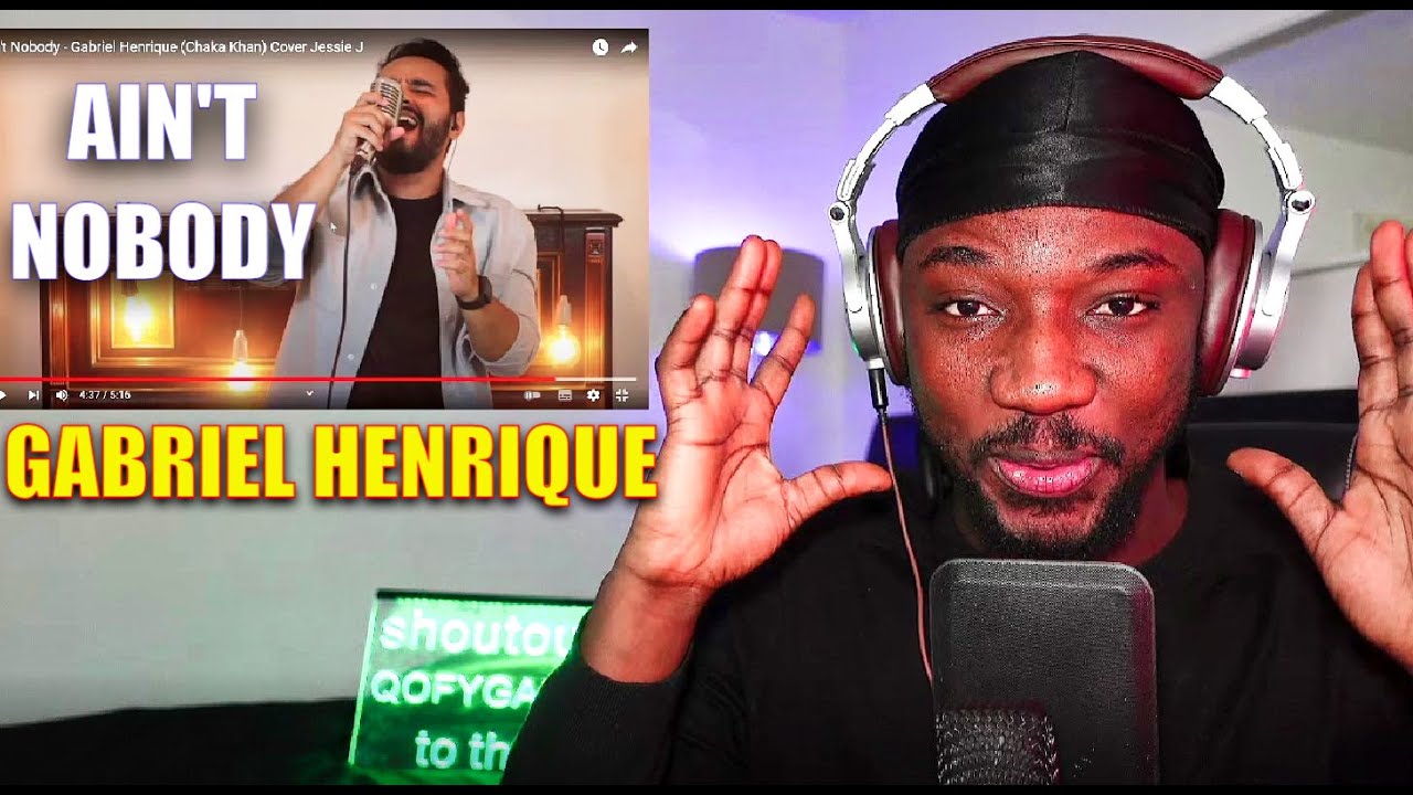 Ain't Nobody - Gabriel Henrique (Chaka Khan) Cover Jessie J | REACTION & ANALYSIS