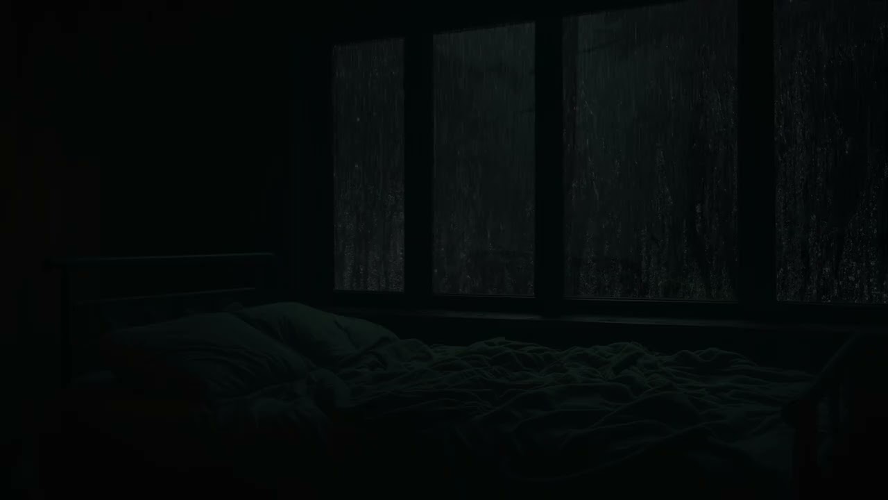 Rain Sounds at Night to Help You Sleep Deeply | Effective Stress Relief Method and Wake Up Energized
