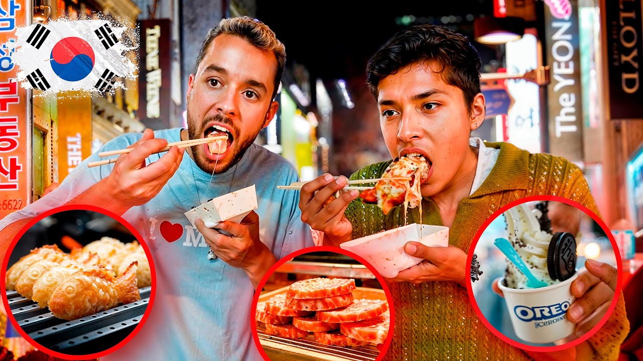 Probando COMIDA CALLEJERA en COREA DEL SUR -&nbsp;TheGrefg