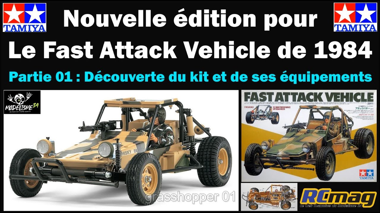 Nouvelle édition originale pour le Tamiya Fast Attack de 1984 - Partie 01 on découvre le kit