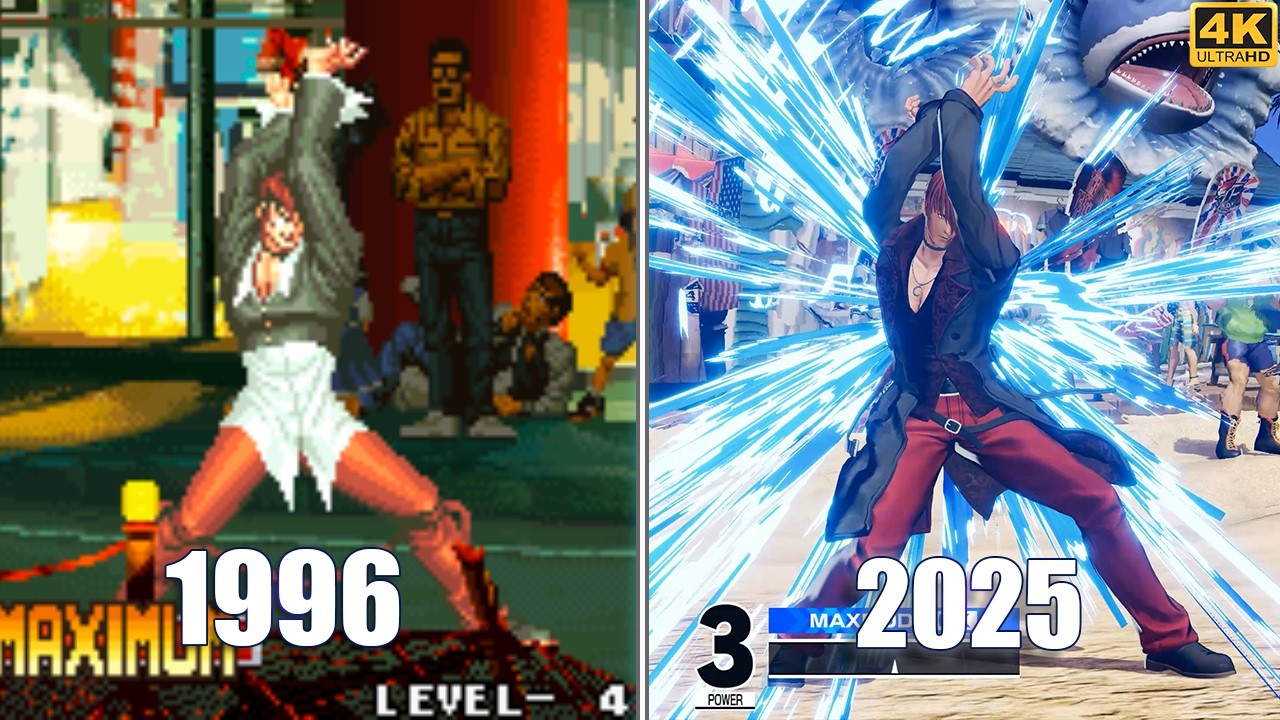 Iori Yagami | Super & Desperaton Moves Evolution ( 1996 - 2025 )