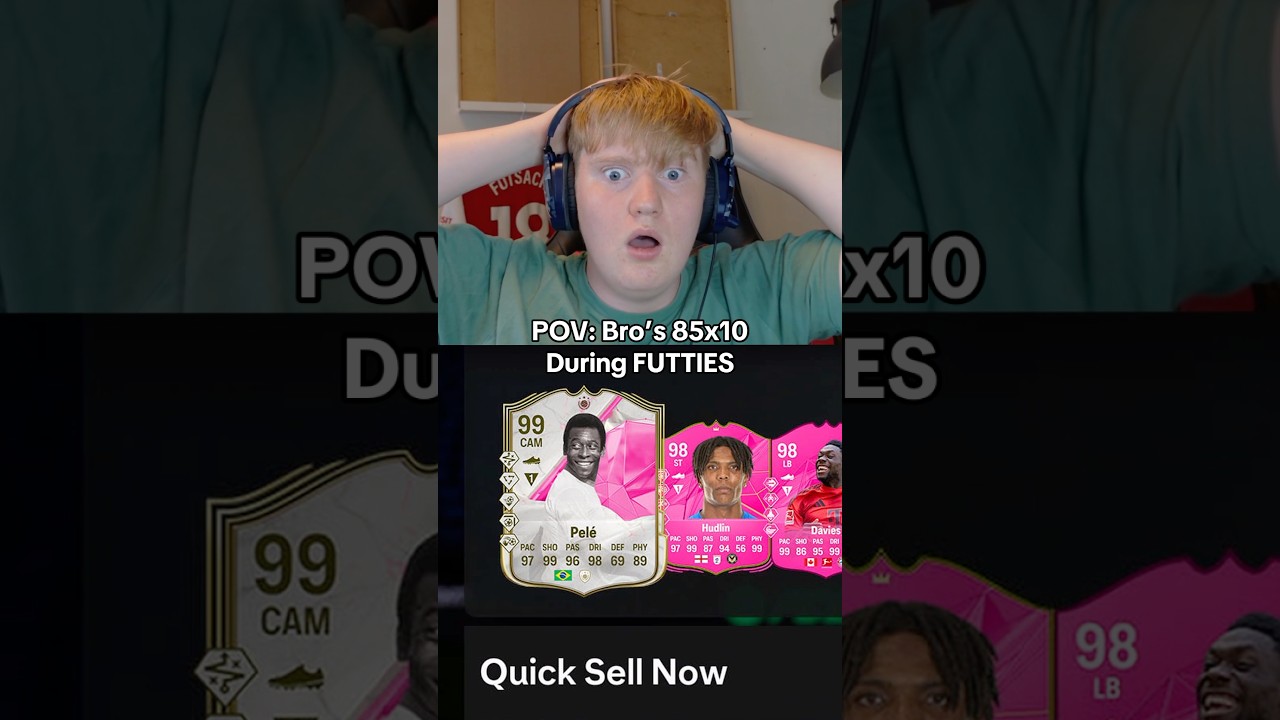POV: Bro’s 85x10 DURING FUTTIES!! 😭😭 
