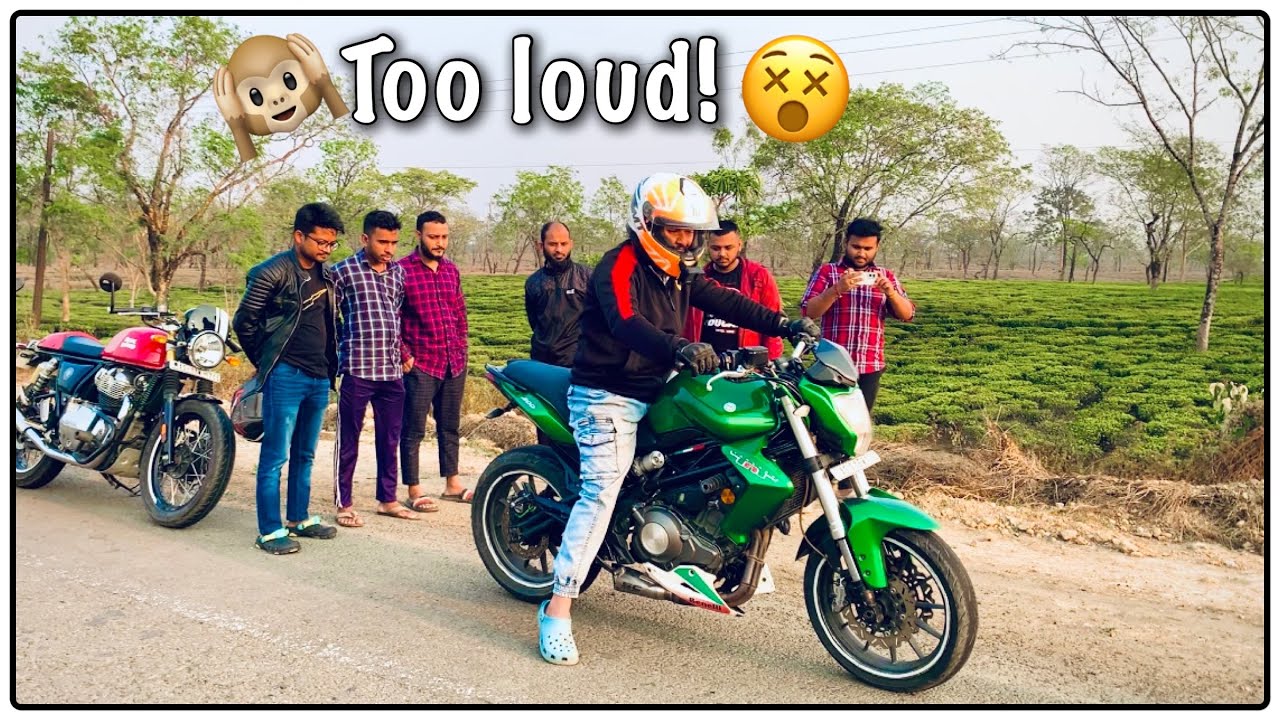 Loudest Benelli 300 vs Loud Gt 650 || Benelli TNT 300 1st ride || Loudest 300cc Bike of Silchar |103