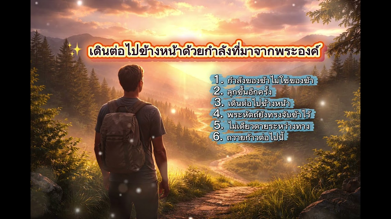 ✨ เดินต่อไปข้างหน้าด้วยกำลังที่มาจากพระองค์ | Worship from Real Life | เพลงคริสเตียน