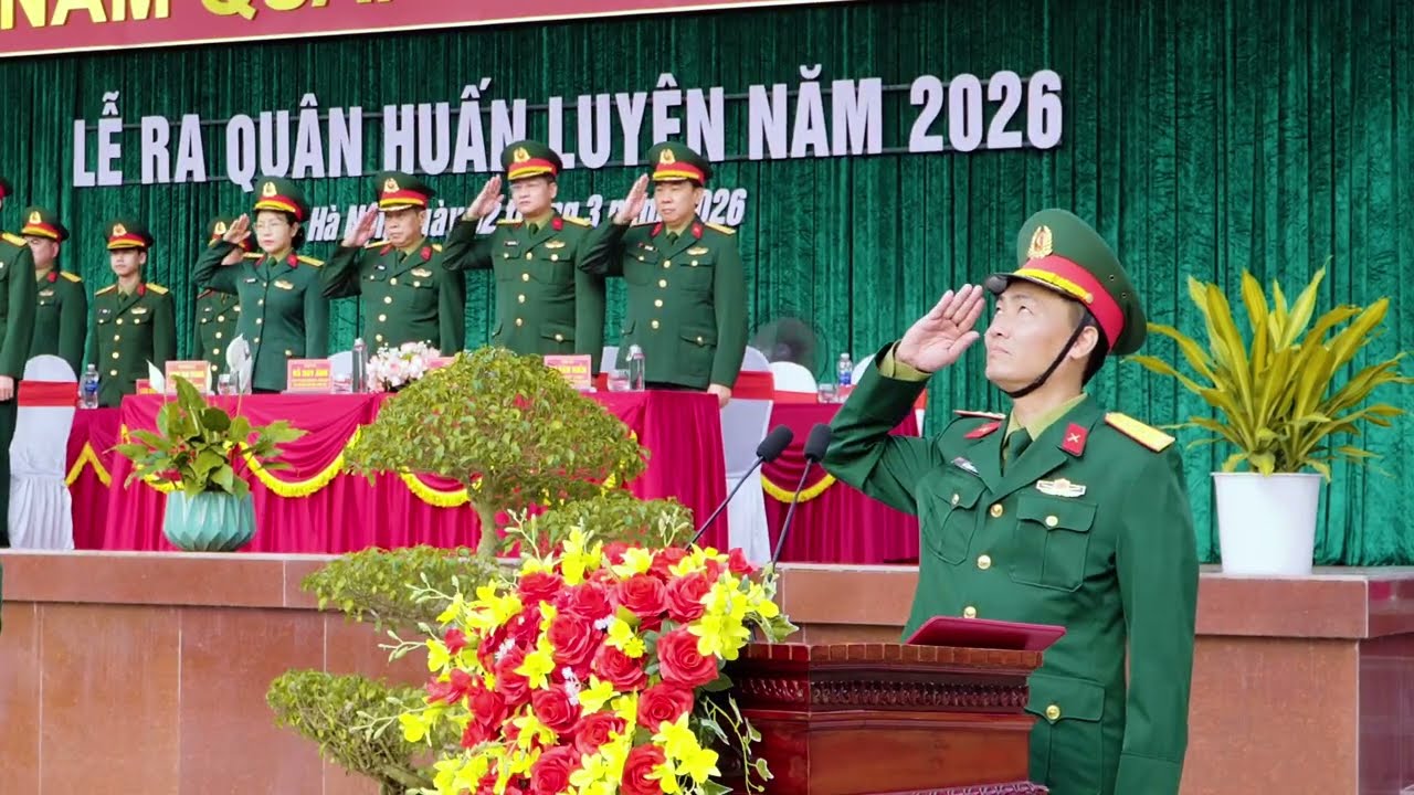 LỄ RA QUÂN HUẤN LUYỆN NĂM 2026 của Đoàn 285, BTL Lăng Chủ tịch Hồ Chí Minh 🫡
