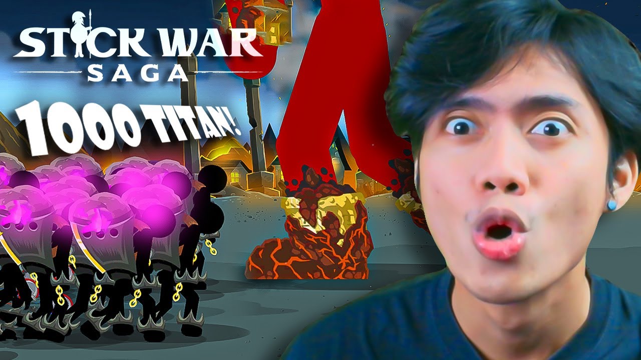 LUNARCLOPS VS 1000 RAKSASA DIPERBUDAK! Stick War: Saga - Indonesia