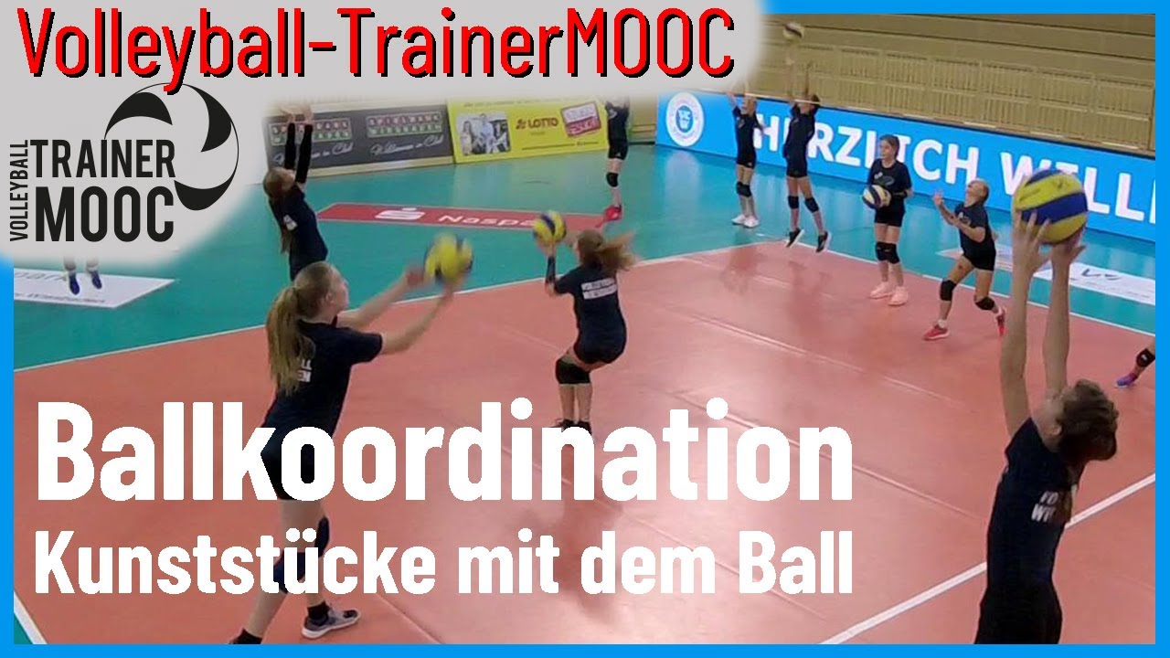 Kunststücke mit dem Ball; Talentsichtung; 1. Volleyball Coaches Clinic Wiesbaden; 10.11.2019; 4/16